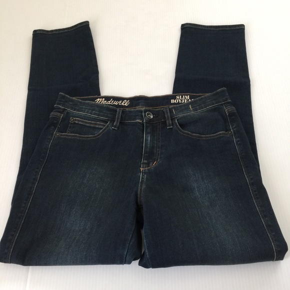 Madewell Denim - Madewell Dark Wash Slim Boyjean, 26